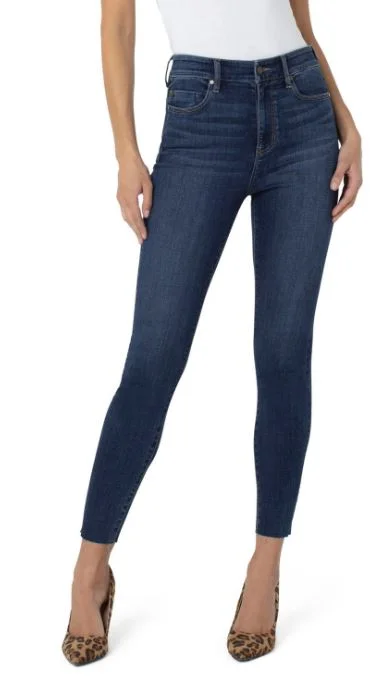 Simple Fashion Styles Versatile Chic Liverpool Abby Hi Rise Ankle Skinny With Cut Hem Sinclair