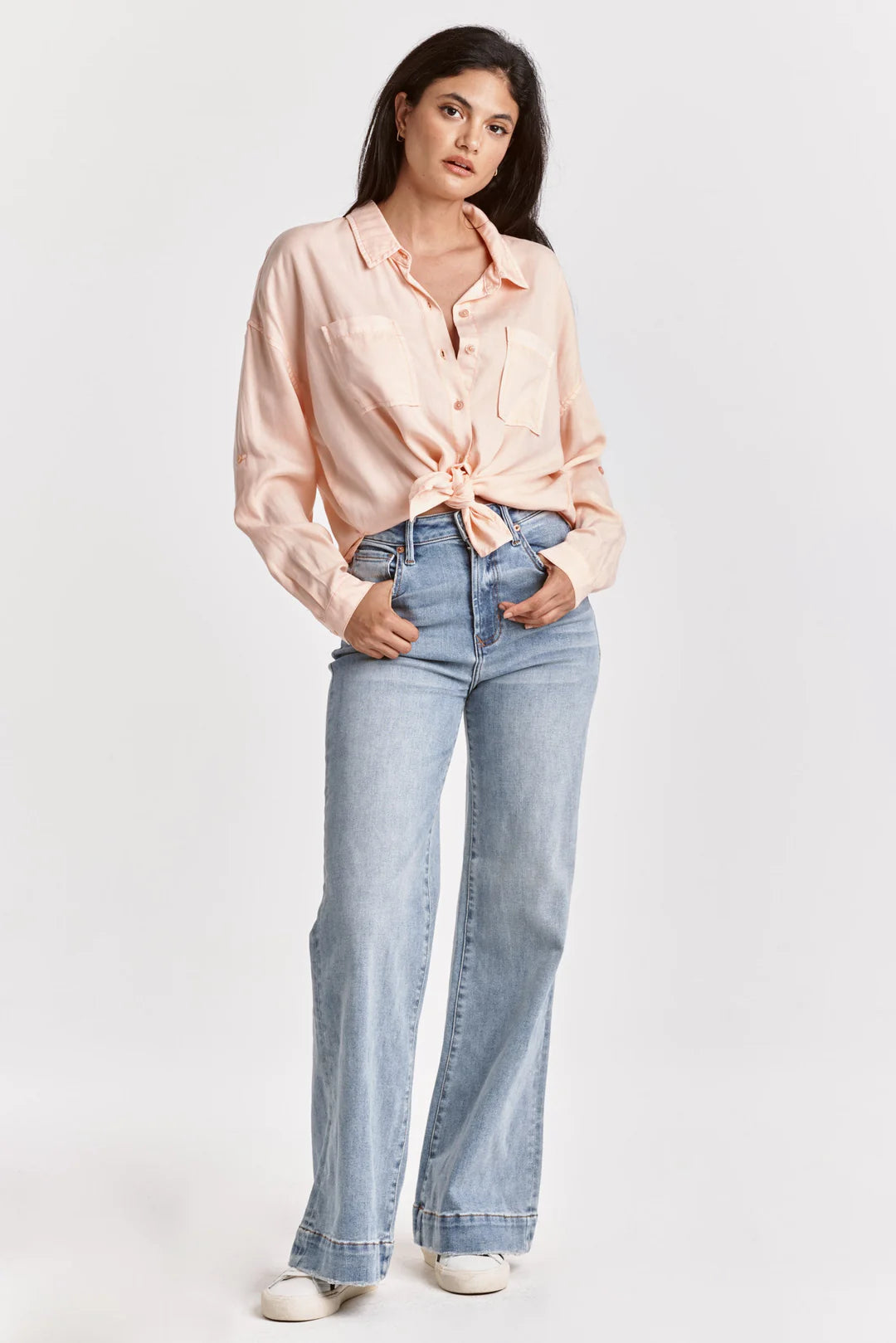 Versatile Outfits Effortless Comfort Dear John Fiona Mid Rise Wide Leg Jean Montilla