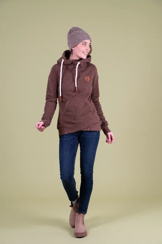 Practical Wear Pieces Daywear Fashion Artia Hoodie Mahogany