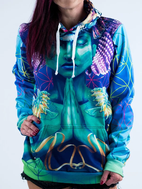 Practical Chic Wear Chic Layers Power and Peace Unisex Hoodie