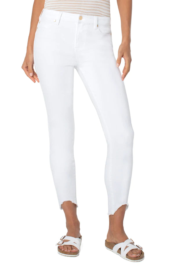 Cozy Everyday Outfits Comfortable Textiles Liverpool Piper Hugger Curved Fray Hem Skinny Jean Bright White Cozy Everyday Outfits Comfortable Textiles Liverpool Piper Hugger Curved Fray Hem Skinny Jean Bright White