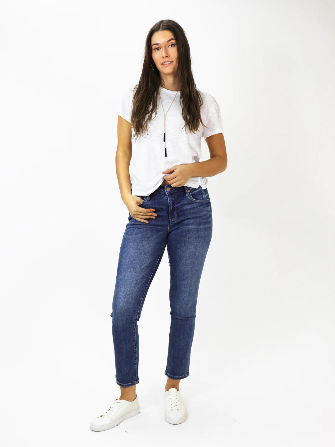 Modern Cozy Looks Affordable Style Dear John Blaire High Rise Ankle Slim Straight Jeans South Bay