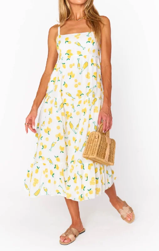 Effortless Layers Practical Comfort Summer Fling Midi Dress