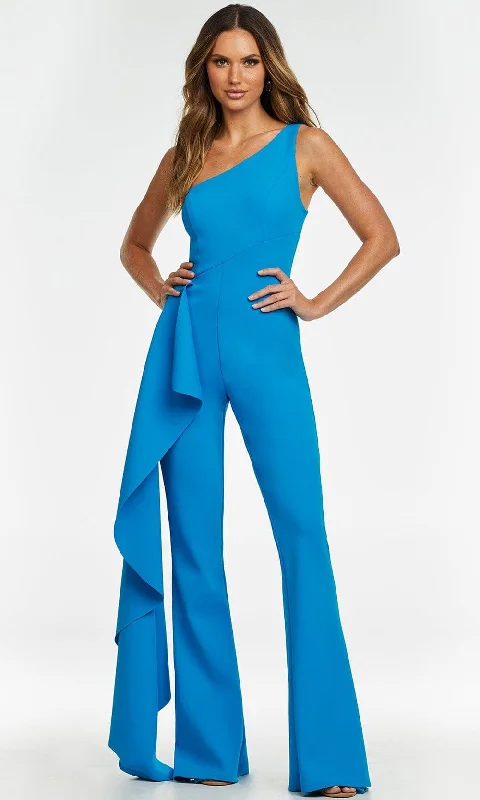 Fashion Comfort Trends Soft Apparel Ashley Lauren - 11152 Drape Cascade Jumpsuit