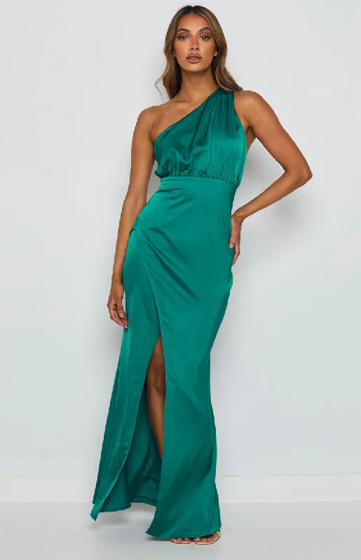 Simple Fashion Styles Cool Comfort Style Romance Formal Dress Emerald