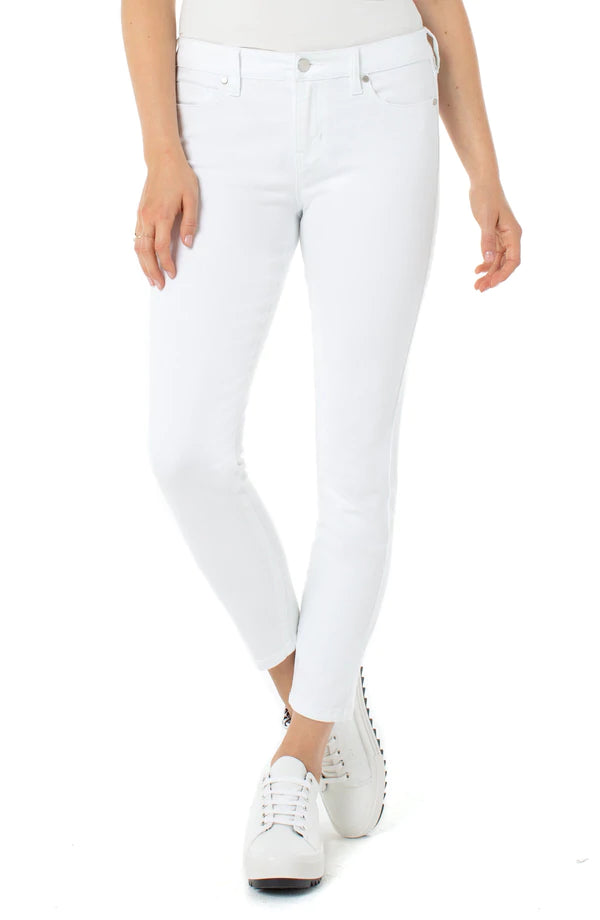 Simple Wear Fits Warm Style Liverpool Abby Ankle Skinny Stretch Jean Bright White