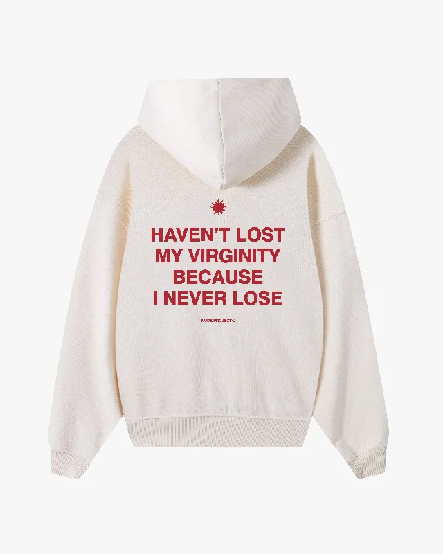 Soft Comfort Fits Cozy Looks VIRGINITY HOODIE MARSHMALLOW RED