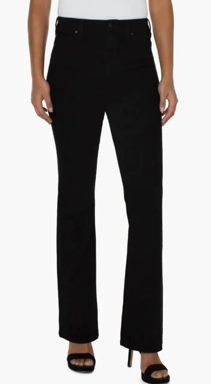 Cozy Street Looks Cozy Looks Liverpool Lucy Bootcut Black Rinse