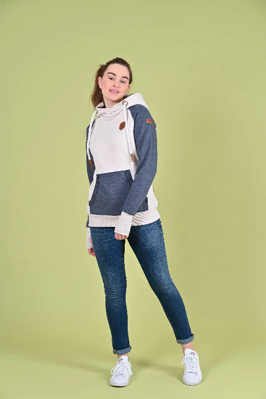 Versatile Outfits Relaxed Dressing Delina Hoodie Heather Oatmeal Mix