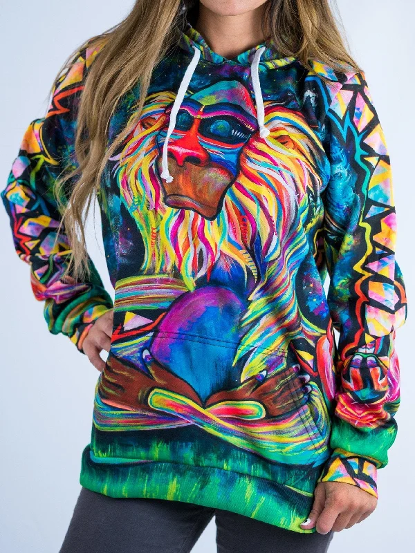 Fashionable Street Comfort Effortless Outfits Meditating Rafiki Unisex Hoodie