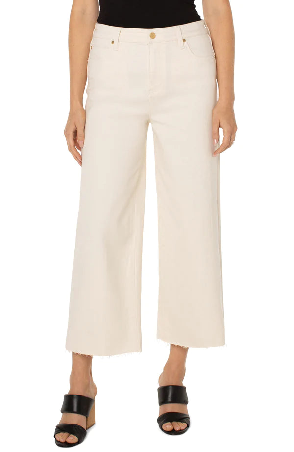 Cozy Wearable Styles Day-to-day Comfort Liverpool Stride Hi-Rise Crop Wide Leg Seaside Dunes