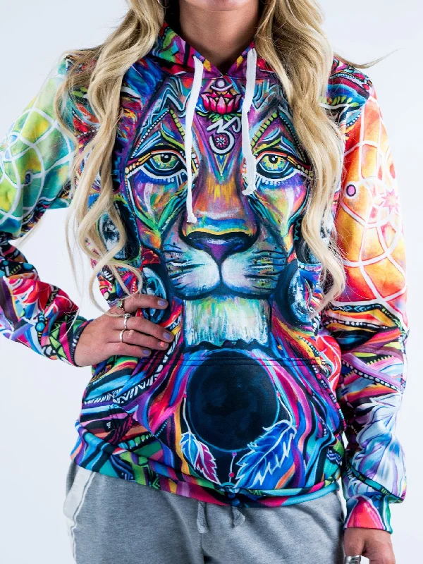 Cozy Outfits Wear Stylish Essentials Lunar Lion Unisex Hoodie