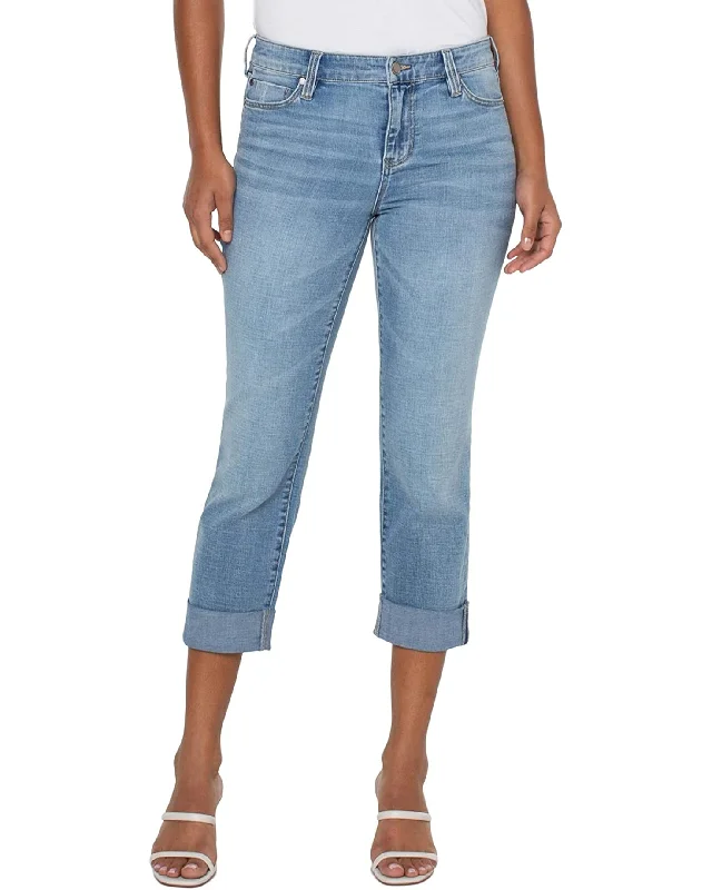 Smart Layered Looks Classy Outfits Liverpool Charlie Crop Wide Rolled Cuff Champlain
