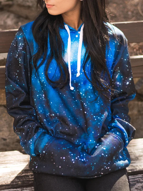 Cool Comfort Clothing Affordable Comfort Blue Galaxy Unisex Hoodie