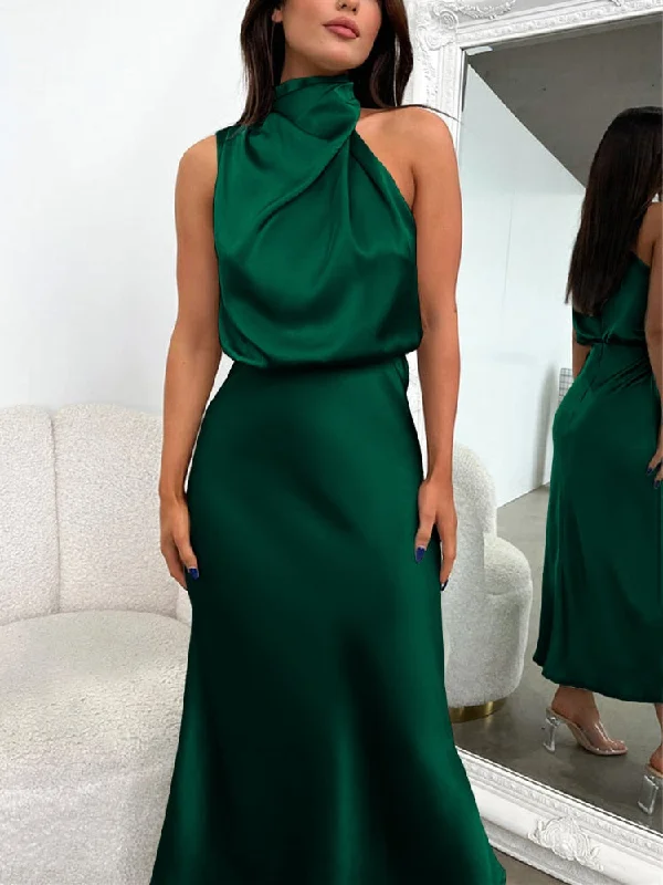 Cozy Fashion Trends Affordable Outfits DressBetty - Sleeveless Off Shoulder Bodycon Elegant Maxi Dresses Wedding