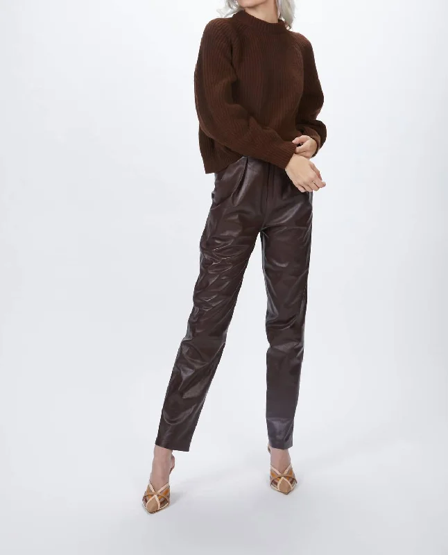 Soft and Casual Looks Warm Layers Fifi Sweater In Brown