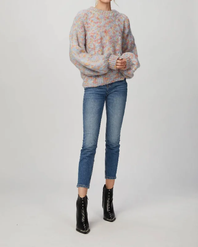 Effortless Soft Layers Street Comfort Jonah Knit Top In Pastel