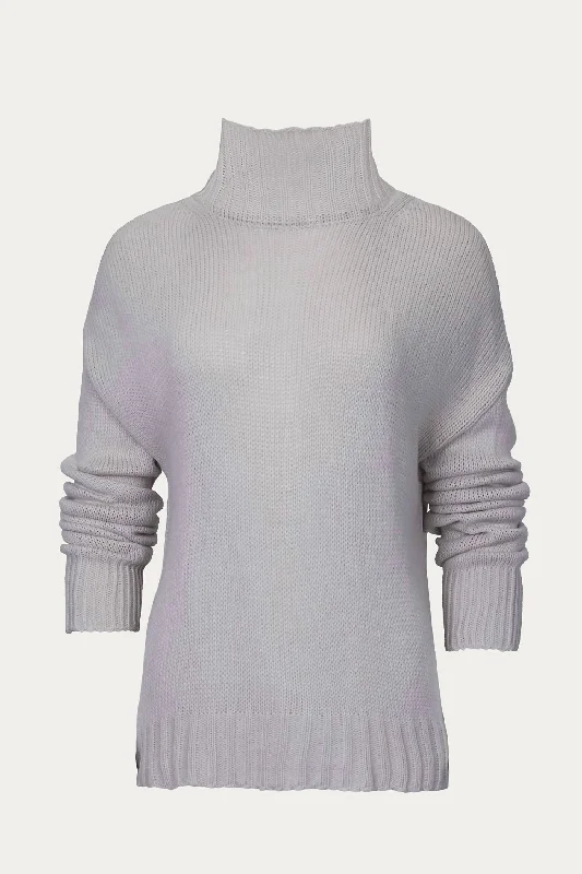 Comfortable Fashion Choices Affordable Layers Knit Mock Neck Sweater In Beige