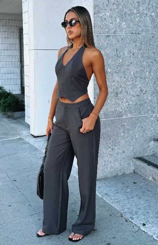 Affordable Comfort Styles Comfortable Daywear 5th Avenue Pants Charcoal