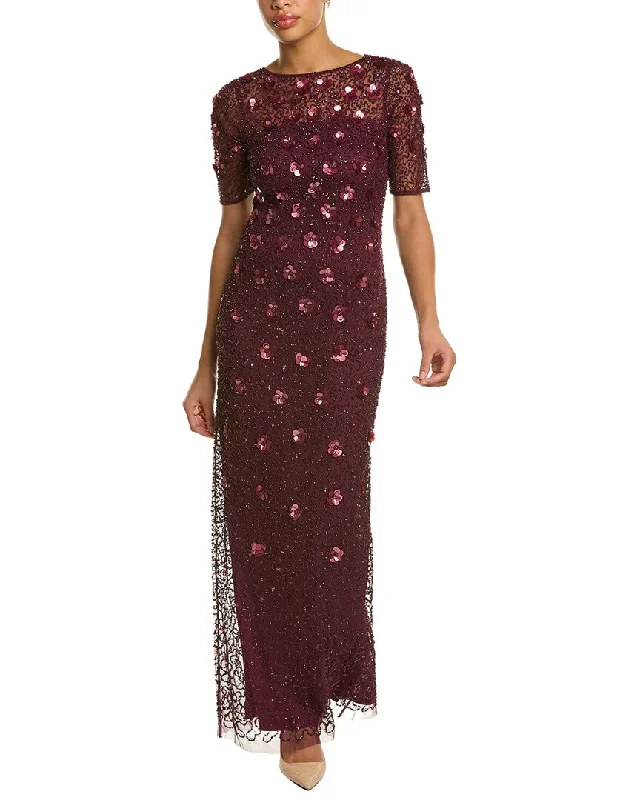 Smart Fashionwear Trendy Vibes Adrianna Papell Beaded Gown