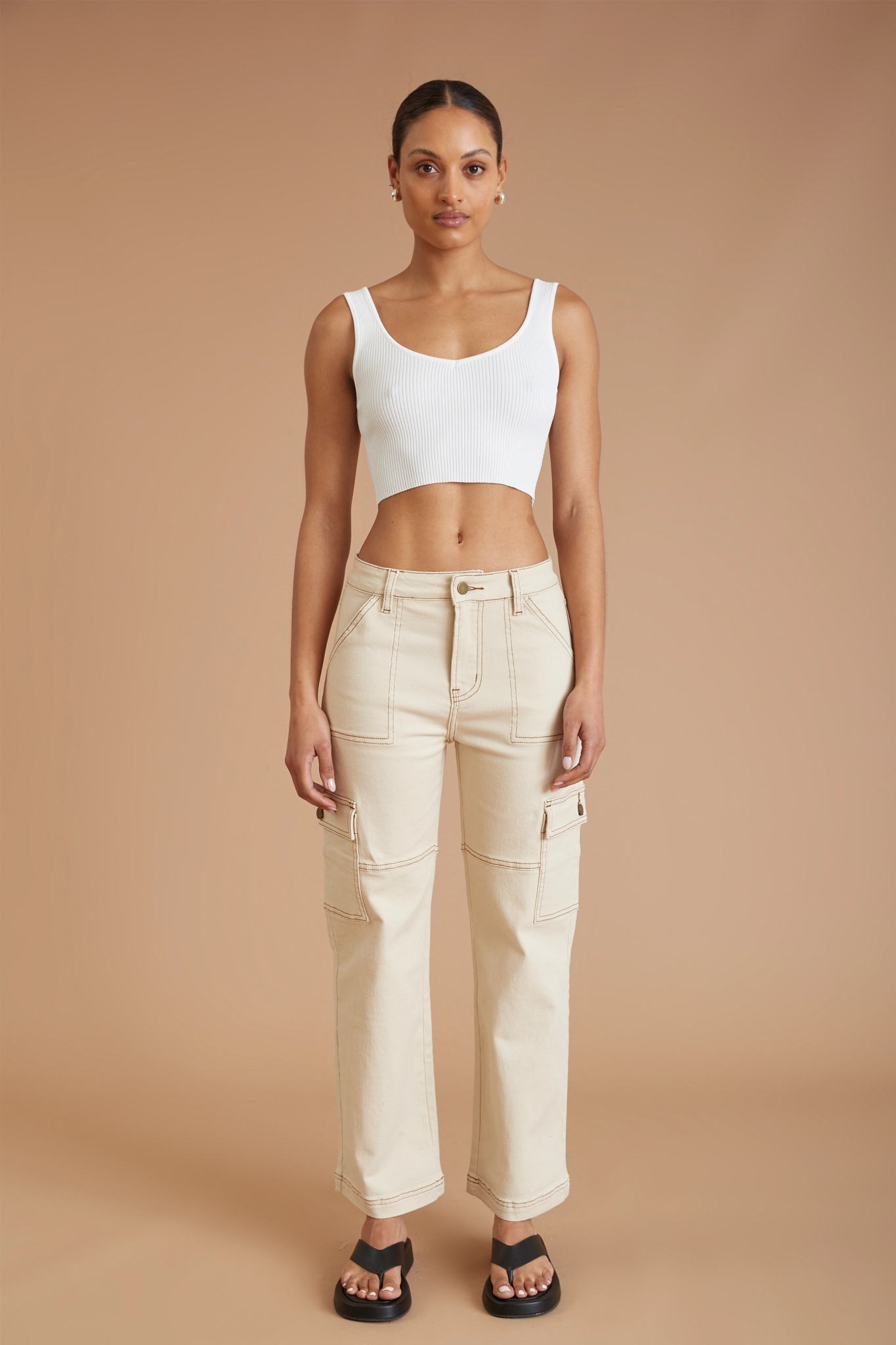 Budgeted Comfortable Wear Comfort Choices AF Denim Utility Pant (Shell)