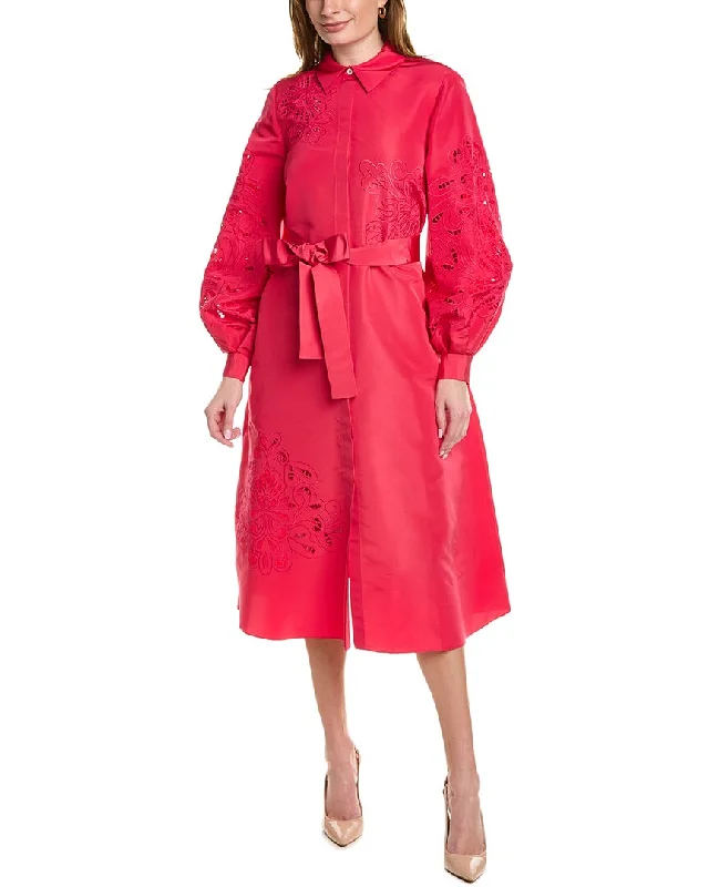 Affordable Chic Fits Daily Chic Carolina Herrera Silk Trench Dress