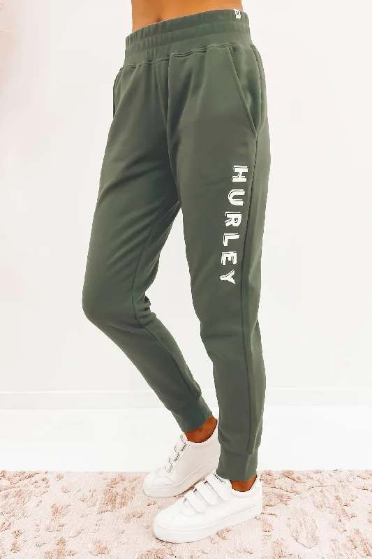 Effortless Fashionwear Everyday Styles Colide Track Pant Washed Army