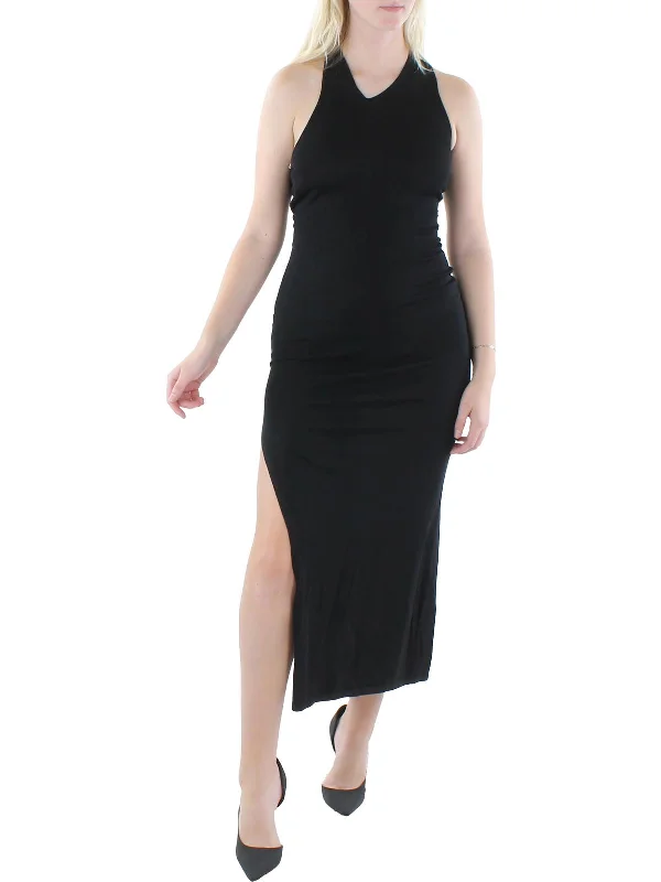 Casual Style Fits Daily Chic Fina Womens Halter Long Maxi Dress