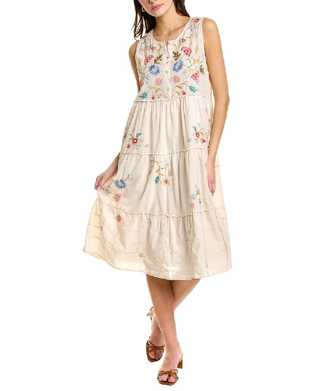 Cool Comfort Clothing Versatile Clothing Johnny Was Zanzibar Tiered Tank Dress