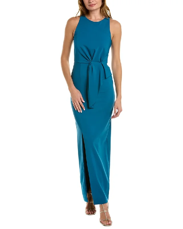 Effortless Chic Style Comfortable Daywear Kay Unger Megan Column Gown
