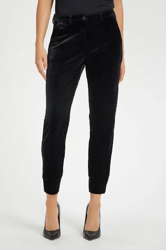 Trendy Easywear Simple Comforts Kori Pant In Black