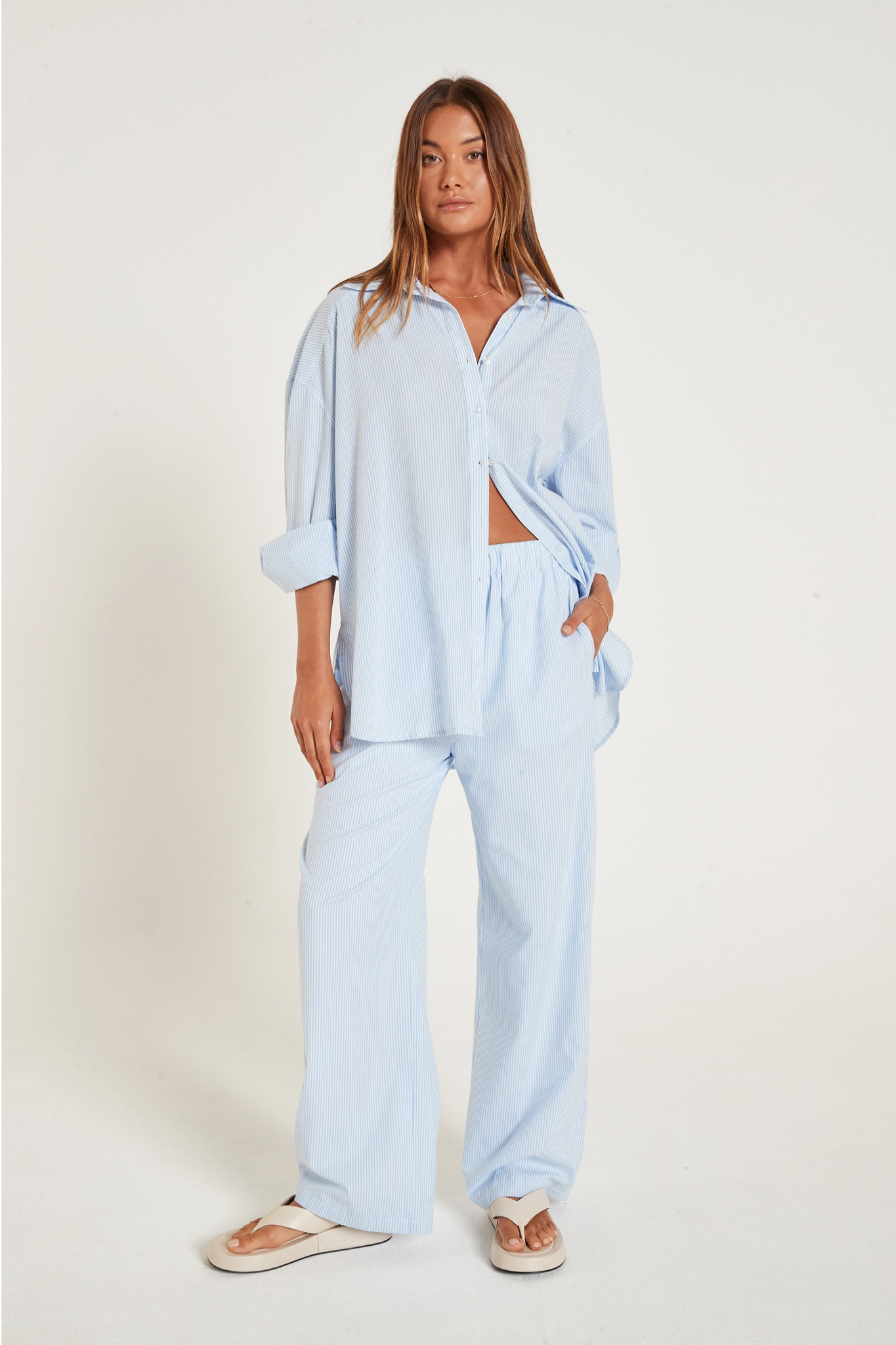 Soft-Fit Clothes Everyday Style Lucia Striped Pants