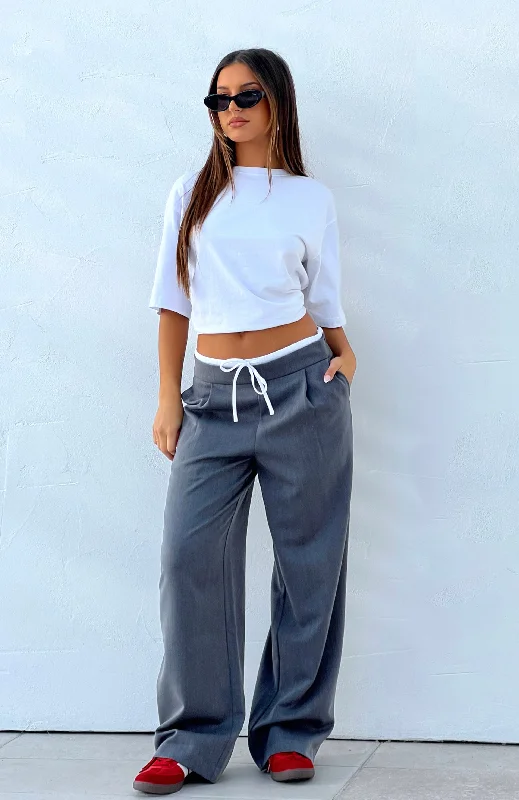 Trendy Warm Looks Modern Comfort Moving Mountains Pants Charcoal