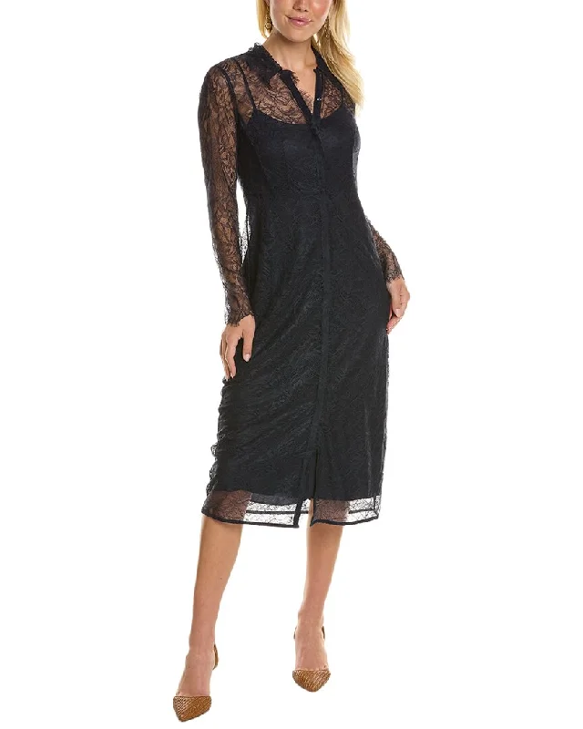Modern Daywear Daywear Fashion Rebecca Taylor Lace Shirtdress