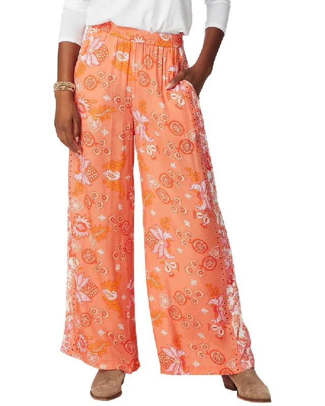 Effortless Soft Layers Cozy Essentials Roller Rabbit Eloise Border Kaylee Pant