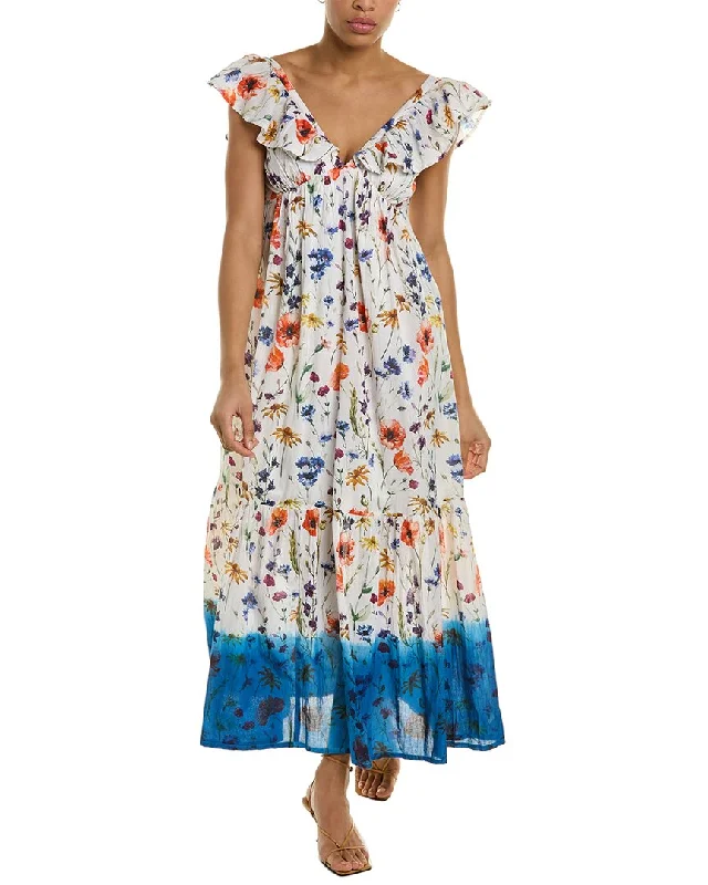Cozy Fabric Fits Comfort-driven Style Ro's Garden Jasmin Maxi Dress