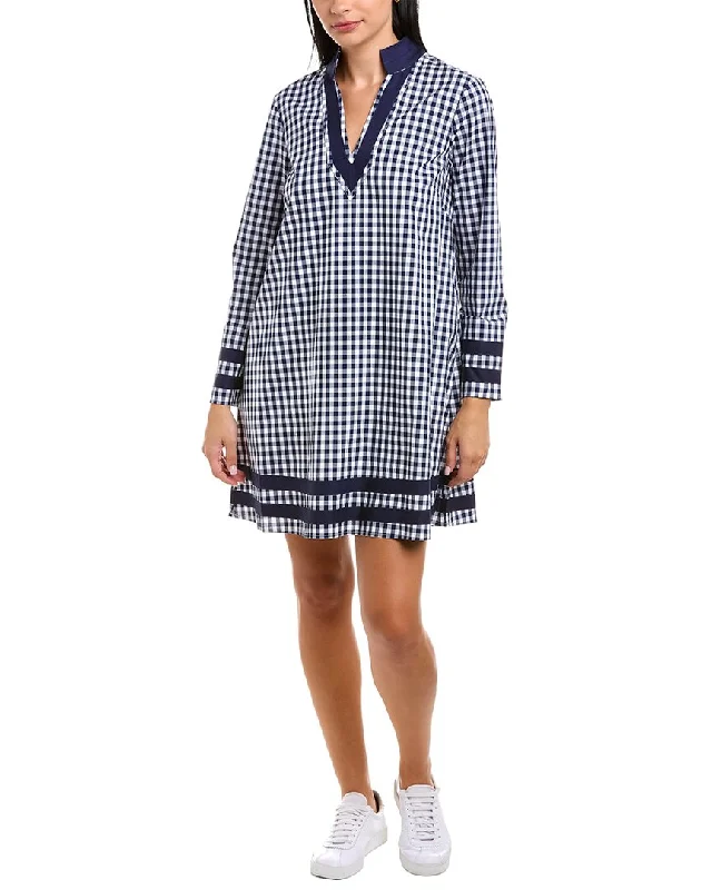Casual Trend Pieces Affordable Outfits Sail to Sable Gingham A-Line Tunic Dress