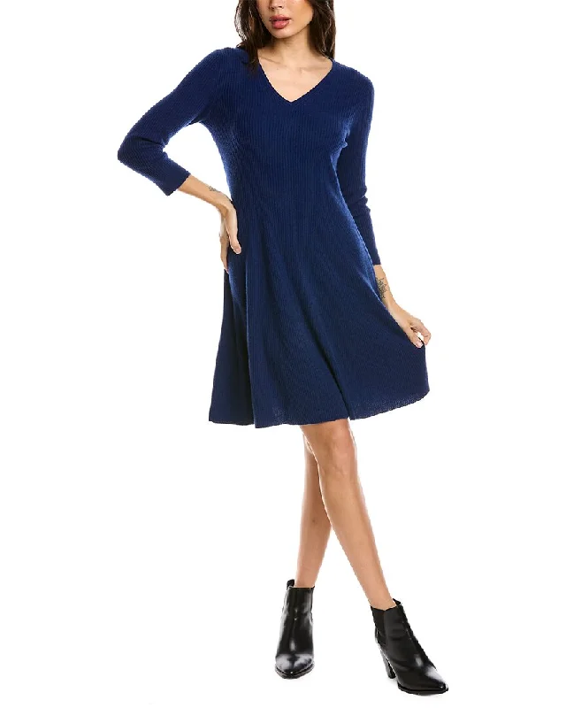 Casual Layers Chic Fit sofiacashmere A-Line Cashmere Sweaterdress