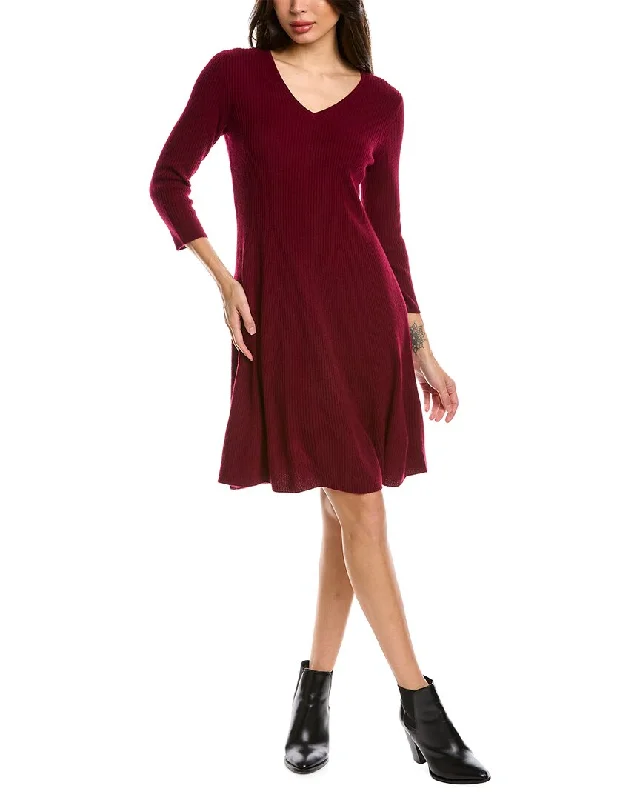 Relaxed Wear Fits Warm Layers sofiacashmere A-Line Cashmere Sweaterdress