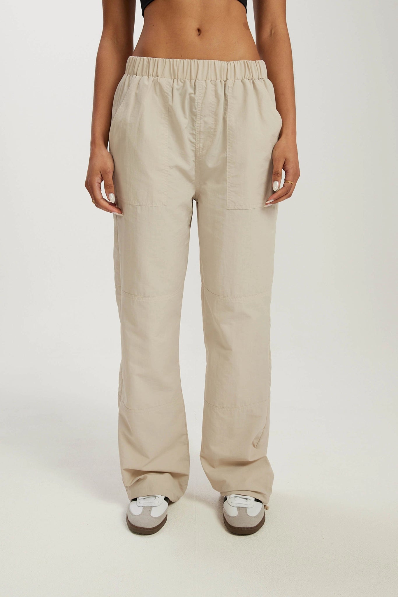 Minimal Fashion Smart Comfort Sunny Spray Parachute Pant