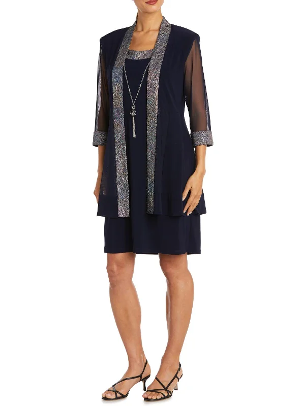Street Chic Clothing Easy Chic Womens 2PC Jacket Set Shift Dress