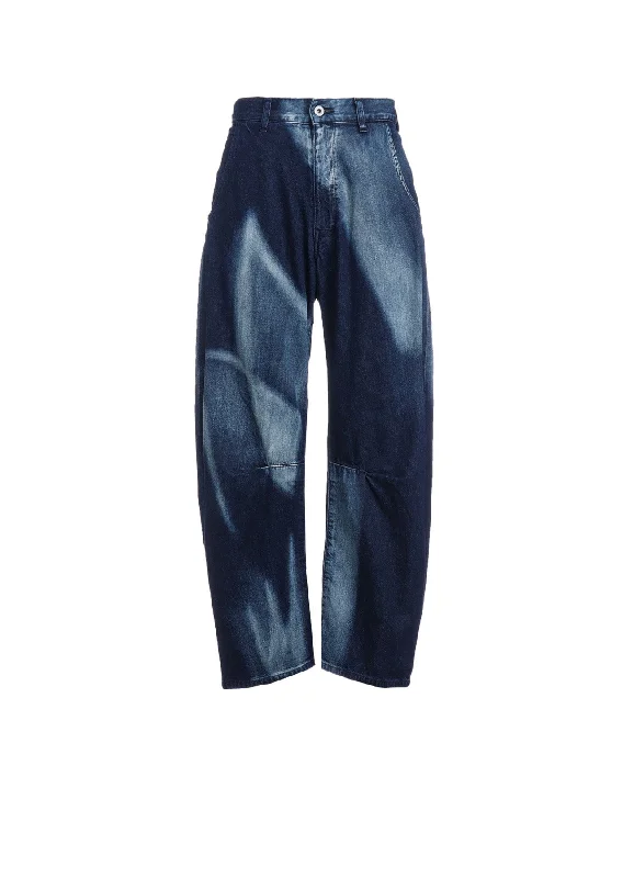 Street Comfortwear Cozy Essentials C/ SPOTTED DENIM GUSSET WIDE PANTS