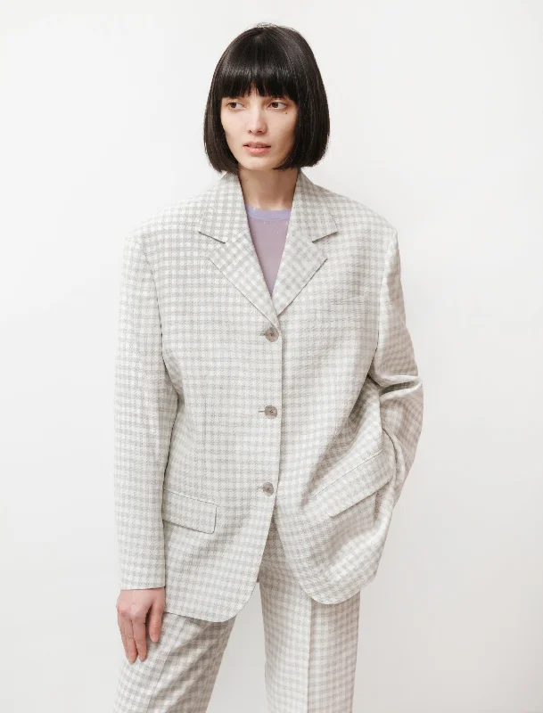 Cozy Essentials Soft Layers Tweed Suit Jacket Green/Grey