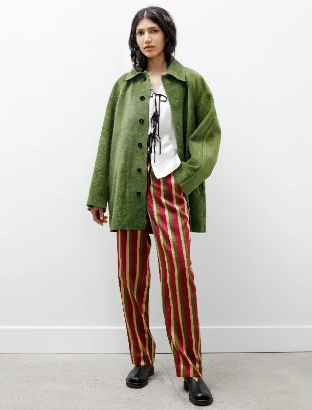 Cozy Street Looks Comfortable Textiles Suede Car Coat Aloe