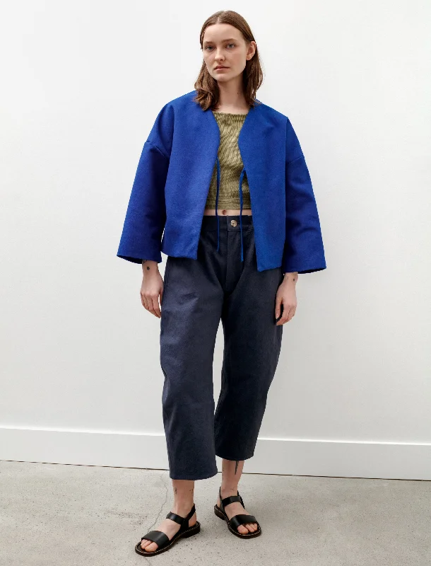 Comfortable Everyday Look Modern Daywear Bun Coat Blue