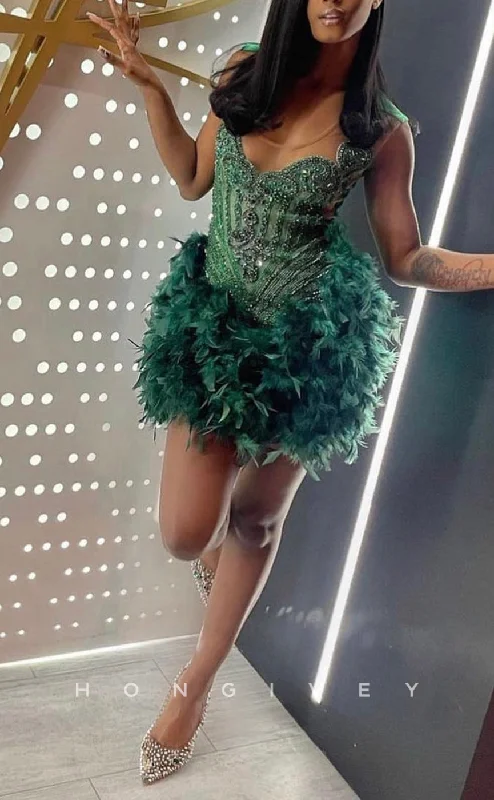 Comfortable Textiles Wear Relaxed Outfits H2092 - Sexy Fitted Glitter Illusion Scoop Cap Sleeves Feathers Homecoming Dresses For Black Women Comfortable Textiles Wear Relaxed Outfits H2092 - Sexy Fitted Glitter Illusion Scoop Cap Sleeves Feathers Homecoming Dresses For Black Women