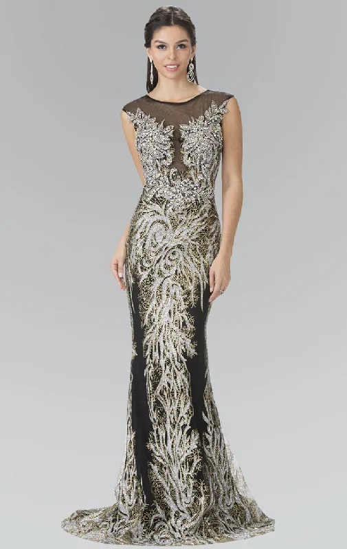 Budget-friendly Comfort Comfort-driven Style Elizabeth K - GL2336 Sleeveless Beaded Long Dress