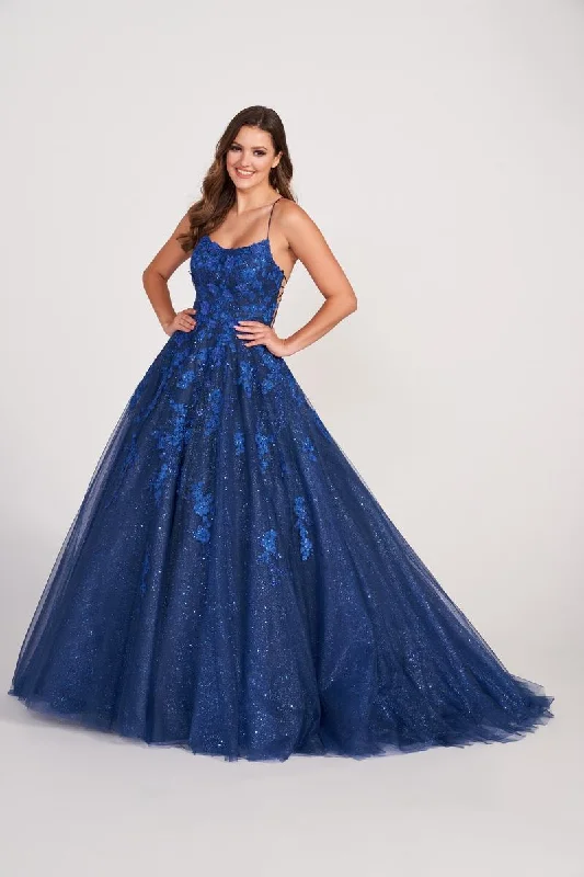 Cozy Day Outfits Cool Comfort Style Ellie Wilde Long Lace Open Back Ball Gown EW34026 Cozy Day Outfits Cool Comfort Style Ellie Wilde Long Lace Open Back Ball Gown EW34026