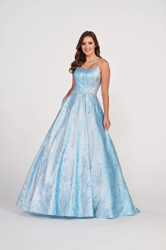 Smart Comfort Wear Budgeted Fashion Ellie Wilde Sleeveless Ball Gown EW34106