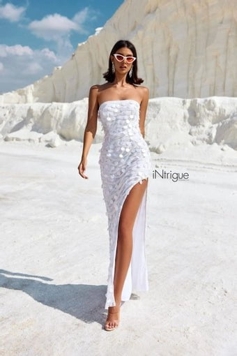 Comfortable Apparel Effortless Chic Style Intrigue Prom Dress 91003